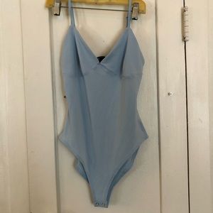 Forever21 Baby Blue Bodysuit